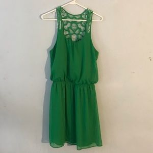 Express Kelly Green Dress